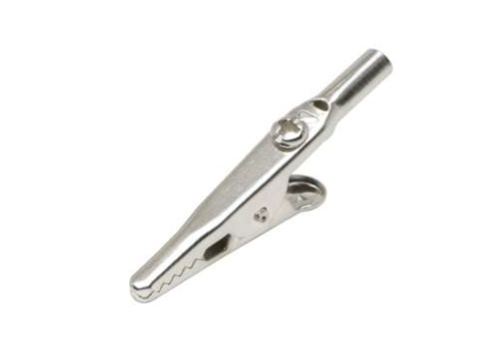 จุดเสียบกราวด์กันไฟฟ้าสถิตย์ จุกเสียบกราวด์ สายกราวด์กันไฟฟ้าสถิตย์ Standard crocodile clip bsc